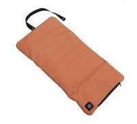 Cojín de Asiento de Cuero con Calefacción, Almohadilla Térmica Eléctrica Alimentada por USB de 3 Niveles, 57x30cm, para Oficina, Exteriores y Acampada (Grey) (Caqui)