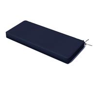 Cojín de asiento de espuma gruesa impermeable para exteriores, 140 x 35 cm, para banco de jardín y columpio, cómoda silla de salón para patio y hamaca para 2 personas para máxima relajación