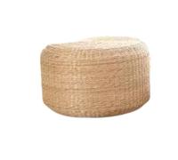 Cojín de Asiento de futón de Paja, Tatami, meditación, arrodillado, Estera de oración, cojín Tejido a Mano para Yoga y Atención Plena(Height 30 cm,45 cm in Diameter.)