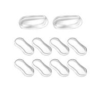 Cojín de asiento de inodoro con reducción de ruido, respaldo adhesivo de goma suave, cierre silencioso, para baño y uso doméstico, cojines de asiento de inodoro de cierre silencioso