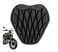 Cojín de asiento de motocicleta - almohadilla de espuma de memoria, organizador antideslizante | Excelente material con reducción de la absorción de choques, una mayor transpirabilidad para recorridos