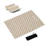 Cojín de asiento de senderismo - Alfombra de asiento plegable e impermeable | Cojín portátil de película de aluminio grueso | Cojín térmico para rodillas y asiento con bolsa de almacenamiento, cojín