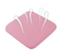 Cojín de asiento de silla, cojín ergonómico de espuma transpirable, multifuncional, portátil, accesorios para el interior del coche con lavable para el hogar, coche, empresa, escuela