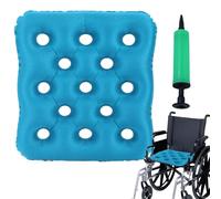 Cojín de asiento de viaje para avión, cojín de asiento inflable para viajes aéreos - Almohadilla para acampar con bomba,Cómoda almohadilla de gofres inflable, alfombra transpirable ligera durante much