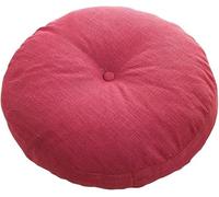 Cojín de asiento desmontable de lino suave, 15 cm de grosor, tamaños de 40 x 40 a 65 x 65 cm, ideal para sofá, cama y suelo, almohada decorativa (2 piezas de 50 x 50 cm)