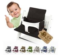 Cojín de asiento, funda de repuesto, reductor de asiento compatible con Stokke Tripp Trapp para trona, modelo 2 (org.dark marrón)