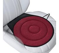 Cojín de asiento giratorio de 360 grados, cojín antideslizamiento, cojín transpirable para aliviar la presión, fácil de apoyo de movilidad para cama de coche, silla de ruedas, apoyo de