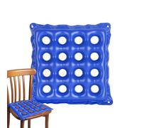 Cojín de asiento hinchable genérico, asiento con cojín de aire | Cojín de aire para silla de ruedas de PVC en relieve cómodo, transpirable y duradero, inflable con ventilación para silla de ruedas