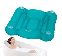 Cojín de Asiento Hinchable para bañera y SPA, cojín de Masaje para bañera, cojín de baño Antideslizante, Almohadilla de baño con 4 ventosas para Adultos, niños, Ancianos