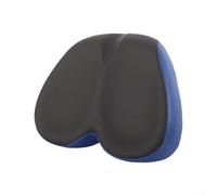 Cojín de asiento impermeable que absorbe los golpes, funda de silicona ampliada para bicicletas de montaña y carretera, accesorio de conducción al aire libre a prueba de polvo (talla única, azul)