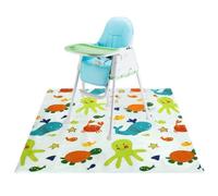 Cojín de Asiento Infantil Poliéster y Silicona, Antideslizante, Blanco | Forma Segura para Bebés, Ligero E, Uso Doméstico, Estilo Moda, Patrón Marino