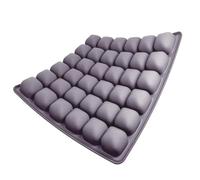 Cojín De Asiento Inflable 3D con 36 Celdas De Aire, Cojín Cómodo Transpirable Portátil con Firmeza Ajustable Y Base Antideslizante para Coche, Silla De Oficina, Avión Y Silla De Ruedas Purple