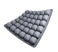 Cojín De Asiento Inflable 3D con 36 Celdas De Aire, Cojín Cómodo Transpirable Portátil con Firmeza Ajustable Y Base Antideslizante para Coche, Silla De Oficina, Avión Y Silla De Ruedas Gray