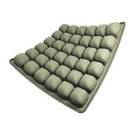 Cojín De Asiento Inflable 3D con 36 Celdas De Aire, Cojín Cómodo Transpirable Portátil con Firmeza Ajustable Y Base Antideslizante para Coche, Silla De Oficina, Avión Y Silla De Ruedas Khaki