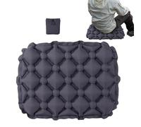 Cojín de asiento inflable | Cojín de asiento de avión para camping, suministros de camping portátiles con bolsa de almacenamiento, almohadilla de apoyo para silla para gradas, estadio, senderismo