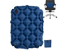Cojín de asiento inflable de viaje, con almohadilla portátil de bomba integrada, capacidad de carga de 150 kg, cojín de asiento de estadio, para camping, grada, senderismo, al aire libre, estadio