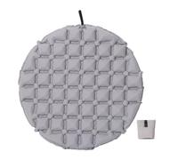 Cojín de asiento inflable para asientos de avión Cojín inflable suave | Alfombrilla redonda impermeable ligera para escritorio, coche, silla de ruedas, hogar, pícnic