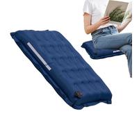 Cojín de asiento inflable para viaje en avión | Alfombra compacta con banda reflectante,cojín de viaje para asiento de estadio,Para largos vuelos de trekking senderismo alpinismo picnic al aire libre