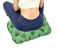 Cojín de asiento inflable para viajes en avión, cómodo colchón de aire portátil impermeable - cojín de aire - para descansar oficina oficina juegos mochila comedor sillón autocaravana camping embarazo