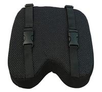 Cojín de asiento Kayak - Cojín de espuma de memoria para la máquina de remo, cojín de asiento con correas ajustables para canoa barco kayak ergonómico confort apoyo para larga sesión de relleno fácil