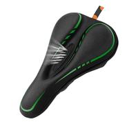 Cojín de asiento para bicicleta, cojín para asientos para mujeres | Cubierta de asiento de bicicleta acolchada cómoda | Absorción de choque sillín de ciclismo transpirable para hombres mujeres al aire