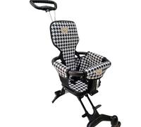 Cojín de asiento para carrito de paseo MLED JT05, patrón clásico, cintura cómoda para salidas diarias, cojín de asiento de cochecito de moda