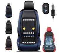 CojíN De Asiento Para Coche Con RefrigeracióN Icyseat,Ventilado,FuncióN Masaje,3 Velocidades Y Arranque Parada AutomáTicos,Ajuste Universal AutomóViles,Suv Camiones,Transpirable(Color:Blue (24 fans) 1