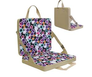 Cojín de asiento para estadio - Respaldo para sillas blanqueadoras | Cojín tribu antideslizamiento | Impermeable Portátil Colorido Niños Adultos Asientos Suave Para Eventos Deportivos Para Picnic