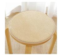 Cojín de Asiento para Exterior, 4 Piezas: 35 cm/14 Pulgadas con diseño de Correa, partículas Antideslizantes en la Parte Inferior, Suave al Tacto