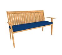Cojín de asiento personalizado para banco, 30 x 30 cm, parte inferior antideslizante, uso en interiores y exteriores, con cremallera, ideal para jardín, patio y alféizares de ventana, color azul