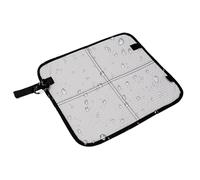 Cojín de Asiento Plegable - Colchoneta Plegable Impermeable | Cojín De Asiento con Mosquetón - para Picnic Camping Viaje en Avión Eventos Deportivos Parque con Césped