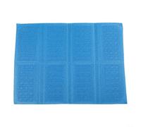 Cojín de asiento plegable de espuma XPE para exteriores en bancos de nieve o superficies duras, ligero y compacto cuando está plegado (azul)