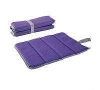 Cojín de asiento plegable para camping y senderismo, tapete de picnic al aire libre a prueba de humedad con aislamiento recubierto de plata, almohadilla de viaje portátil para playa, jardín, cojín