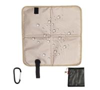 Cojín de Asiento Plegable para Senderismo, Impermeable, portátil, para Camping, mochilero, cojín de Espuma Ligera para pícnic, Incluye de Almacenamiento de Red con mosquetón