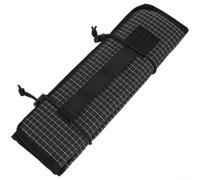 Cojín de asiento portátil ligero con gancho para colgar para senderismo | Tela Oxford resistente al agua, para una superficie duradera antidesgaste, tamaño de 29 x 36 cm, opciones de color gris