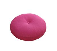 Cojín de asiento redondo grueso de lino, suave y transpirable, 50,8 cm, ideal para comedor, sofá, jardín, camping, lectura, interior/exterior