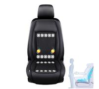 cojín de asiento refrigerante para coche 3 Niveles De Viento Ajustables Asientos De Coche Refrigerados Para coche, SUV, camión, universal,Black-12V20-BladeFan+Massage