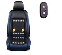 cojín de asiento refrigerante para coche 3 Niveles De Viento Ajustables Coche De Ventilación Del Asiento Para coche, SUV, camión, universal,Blue-12V20-BladeFan+Massage