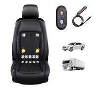 cojín de asiento refrigerante para coche 3 Niveles De Viento Ajustables Coche De Ventilación Del Asiento Para coche, SUV, camión, universal,Black-12V12-BladeFan+Massage