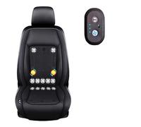 cojín de asiento refrigerante para coche 3 Niveles De Viento Ajustables Fundas Para Asientos De Coche Para coche, SUV, camión, universal,Black-24V12-BladeFan+Massage