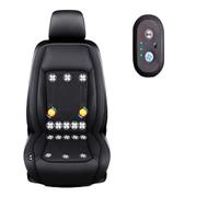 cojín de asiento refrigerante para coche 3 Niveles De Viento Ajustables Refrigeración Del Asiento Del Coche Para coche, SUV, camión, universal,Black-24V16-BladeFan+Massage