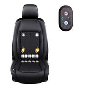 cojín de asiento refrigerante para coche 3 Niveles De Viento Ajustables Refrigeración Del Asiento Del Coche Para coche, SUV, camión, universal,Black-24V12-BladeFan+Massage