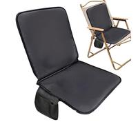Cojín de asiento térmico, accionado por enchufe con respaldo, almohadillas térmicas eléctricas para exteriores, para la oficina en casa, el dormitorio, camping, largas horas de descanso