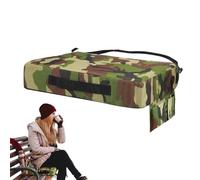 Cojín de Asiento térmico para Camping, Tela Oxford de algodón de 40 x 32 x 7 cm, cojín térmico portátil para Caza, Camping, Almohadilla de Asiento de Soporte de árbol, Almohada cálida para