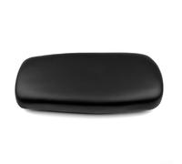 Cojín de asiento trasero de bicicleta de piel sintética suave para portabicicletas, cómodo absorción de golpes, color negro, 36 cm
