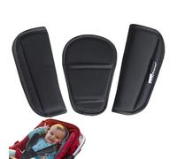 Cojín de autositzgurt, cinturones de reemplazo de asiento del automóvil -3 piezas de cinturones de seguridad para el asiento de los hombros, universales, sin cañón, cómodo -cómodo cojín de cubierta de