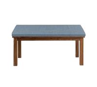 Cojín de Banco de 5 cm para Interior Y Exterior Antideslizante con Funda Extraíble para Columpio de Porche Y Banco de Comedor (Azul Cielo 91 X 45 X 5 cm)