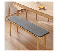 Cojín de Banco de Exterior con Lazos, Antideslizante, para jardín, Columpio y Cocina, Paquete de 4, 30 x 120 cm (12 x 47 Pulgadas), cómodo y Resistente a la Intemperie.