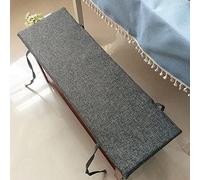 Cojín de banco de jardín extra grueso de 2 cm, extraíble, lavable, antideslizante, para bancos de 24 plazas, perfecto para patio, interior y exterior, asientos de columpio