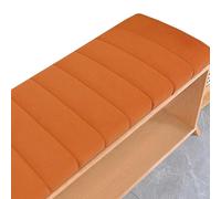 Cojín de banco de jardín, extraíble, lavable, antideslizante, para sillas mecedoras de interior y exterior, 140 x 50 cm, perfecto para patio y decoración del hogar